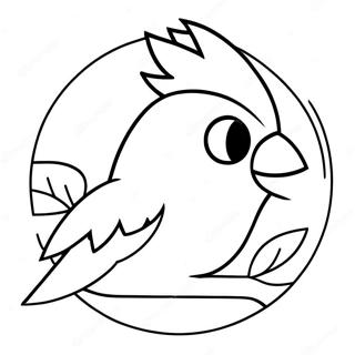 Louisville Cardinal Coloring Pages