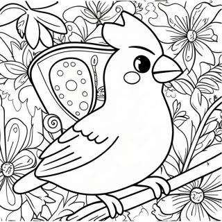 Louisville Cardinal Logo Coloring Page 61233-49112