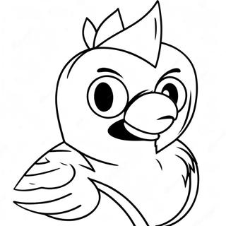 Louisville Cardinal Mascot Coloring Page 61234-49115