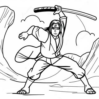 Itachi Naruto In Battle Coloring Page 61254-49130