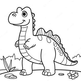 Jumbo Dinosaur Coloring Page 6126-4993