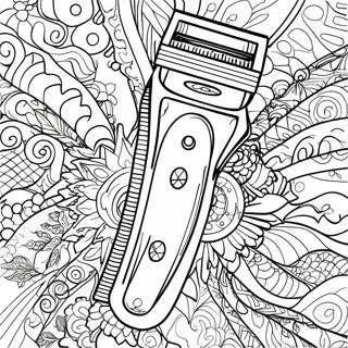 Cool Razor Design Coloring Page 61274-49145