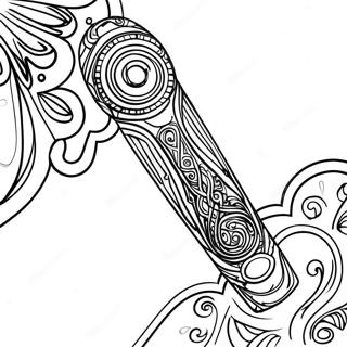 Cool Razor Design Coloring Page 61274-49146