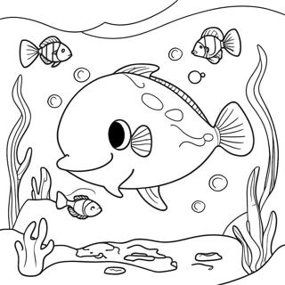 Jumbo Underwater Scene Coloring Page 6127-5018