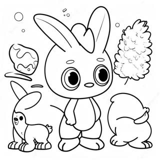 Pikwik Pack Characters Coloring Page 61324-49186