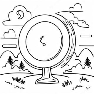 Disc Golf Coloring Pages