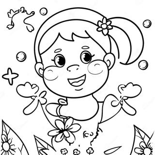 Cheerful Get Well Soon Mom Coloring Page 61354-49206