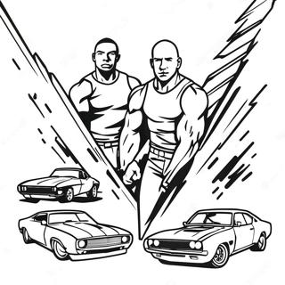 Fast And Furious Coloring Pages