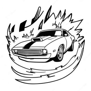 Fast And Furious Logo Coloring Page 6136-5003