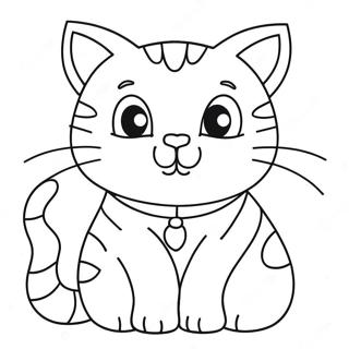 Pop Cat Coloring Page 61373-49227