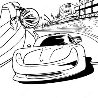 Dominic Toretto Driving Fast Coloring Page 6137-5005