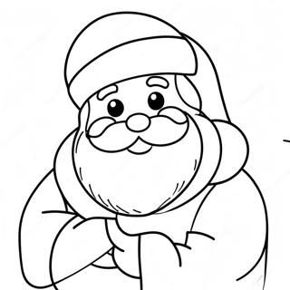 Cute Santa Claus Coloring Page 61384-49230