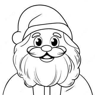 Cute Santa Claus Coloring Page 61384-49231