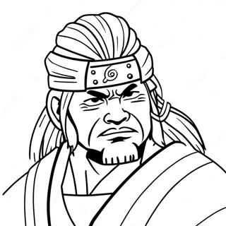 Jiraiya In Sage Mode Coloring Page 61444-49278