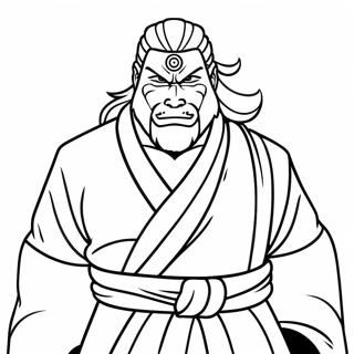 Jiraiya In Sage Mode Coloring Page 61444-49279