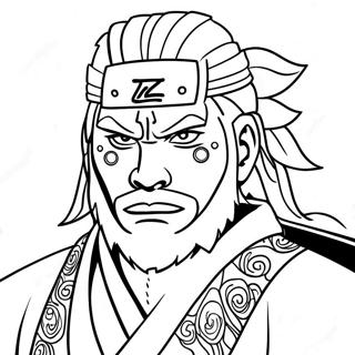 Jiraiya In Sage Mode Coloring Page 61444-49280