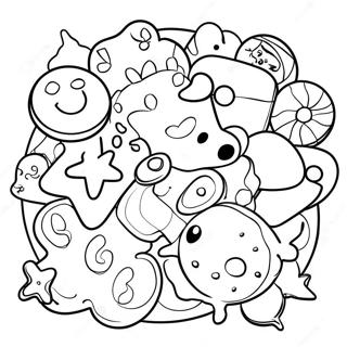 Christmas Cookies Decorating Coloring Page 6146-5010