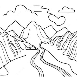 Landform Coloring Pages