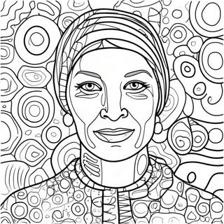 Alma Thomas Abstract Art Coloring Page 61553-49366