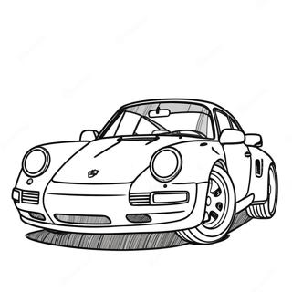 Porsche Coloring Page 6156-5022