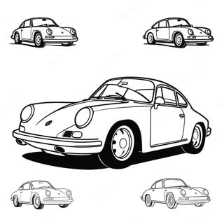 Porsche Sports Car Coloring Page 6157-5026