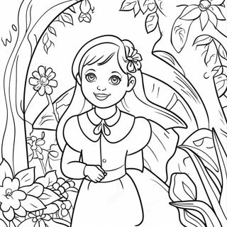 The Secret Garden Coloring Page 61603-49405