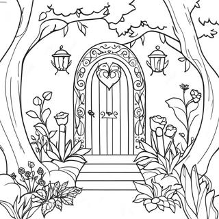 The Secret Garden Coloring Page 61603-49408