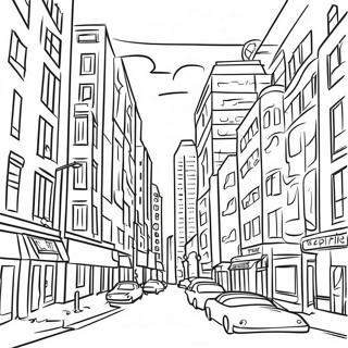 Cityscape Coloring Page 61613-49416