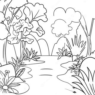 Botanical Garden Coloring Page 61633-49425