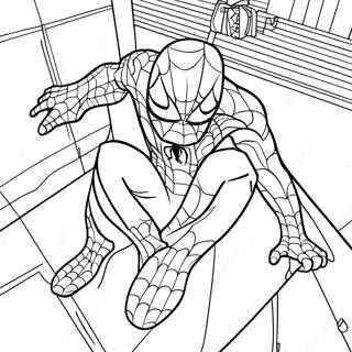 Homecoming Spiderman Coloring Pages