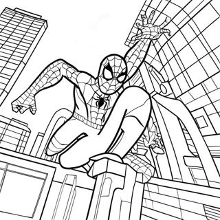 Homecoming Spiderman Coloring Page 6166-5030