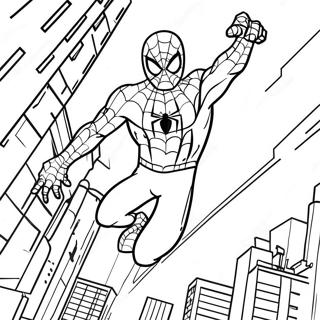 Homecoming Spiderman Coloring Page 6166-5031