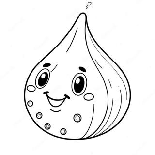 Cute Hershey Kiss With A Smile Coloring Page 61684-49461