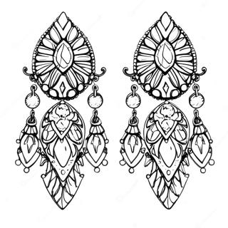 Earrings Coloring Page 61723-49497