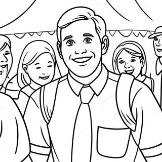 Excited Lds Missionary In The Community Coloring Page 61804-49555