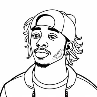 Lil Uzi Vert Coloring Pages