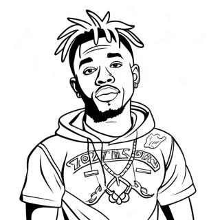 Lil Uzi Vert Coloring Page 61823-49570