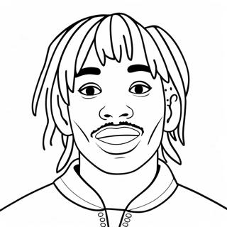 Lil Uzi Vert Coloring Page 61823-49571