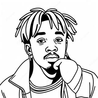 Lil Uzi Vert Coloring Page 61823-49572