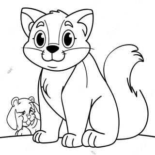 Oliver And Company Coloring Page 61833-49582