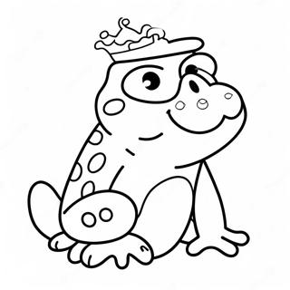 Sweet Frog Coloring Page 61843-49587