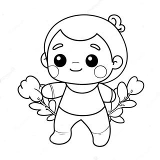 Cute Zhc Character Coloring Page 61854-49600