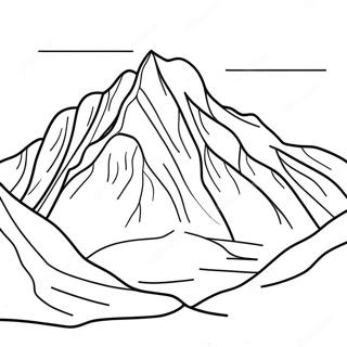 Beautiful Swiss Alps Coloring Page 61864-49605