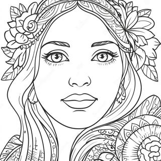 Realistic Face Coloring Page 61883-49614