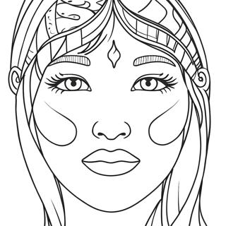 Realistic Face Coloring Page 61883-49616