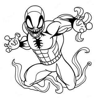 Venom Sonic In Action Coloring Page 61934-49661