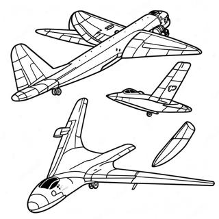 B2 Bomber Coloring Page 61943-49665