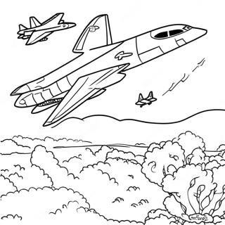 B2 Bomber Coloring Page 61943-49667