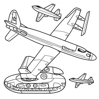 B2 Bomber Coloring Page 61943-49668