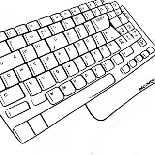 Keyboard Coloring Pages